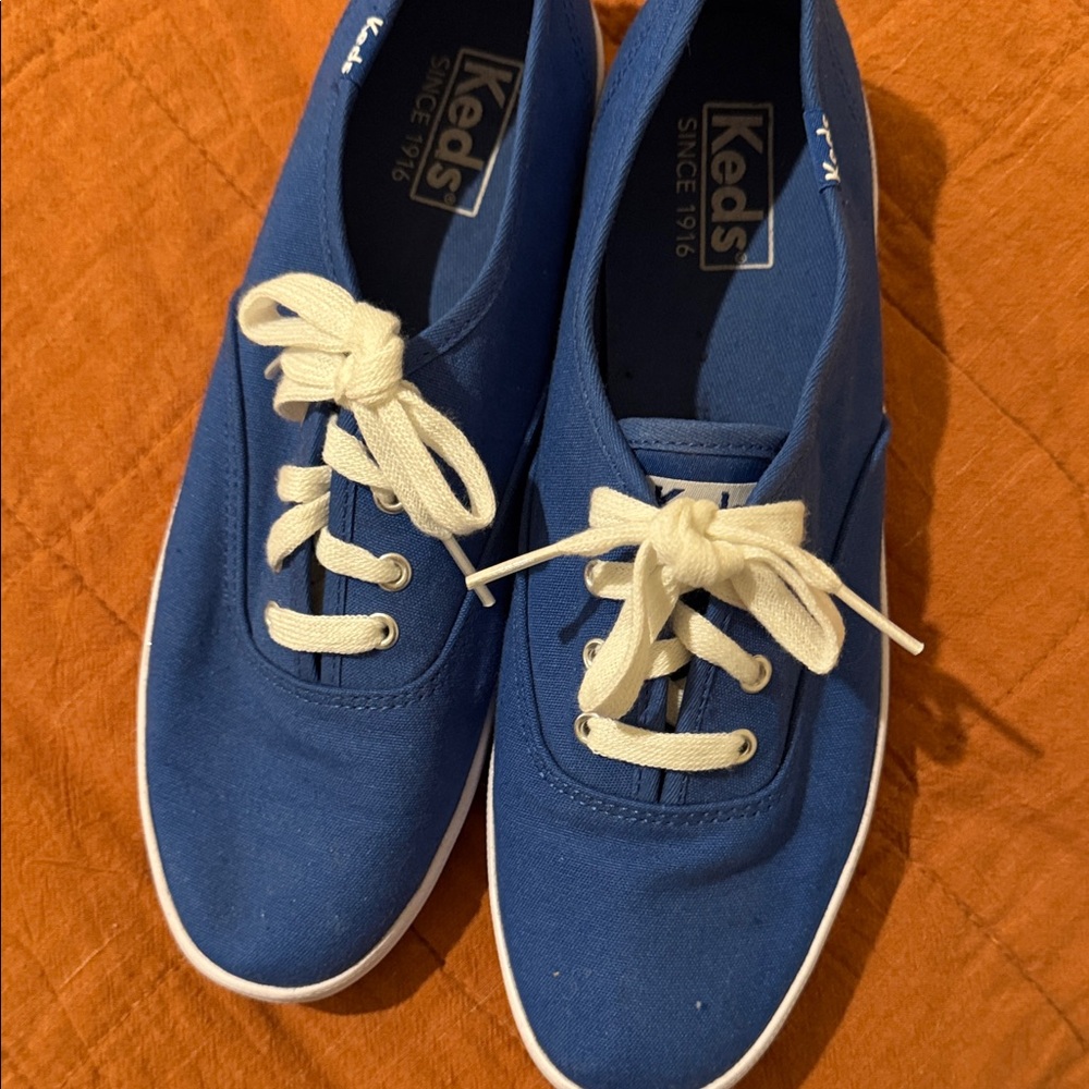 Keds Blue and White Women's Sneakers